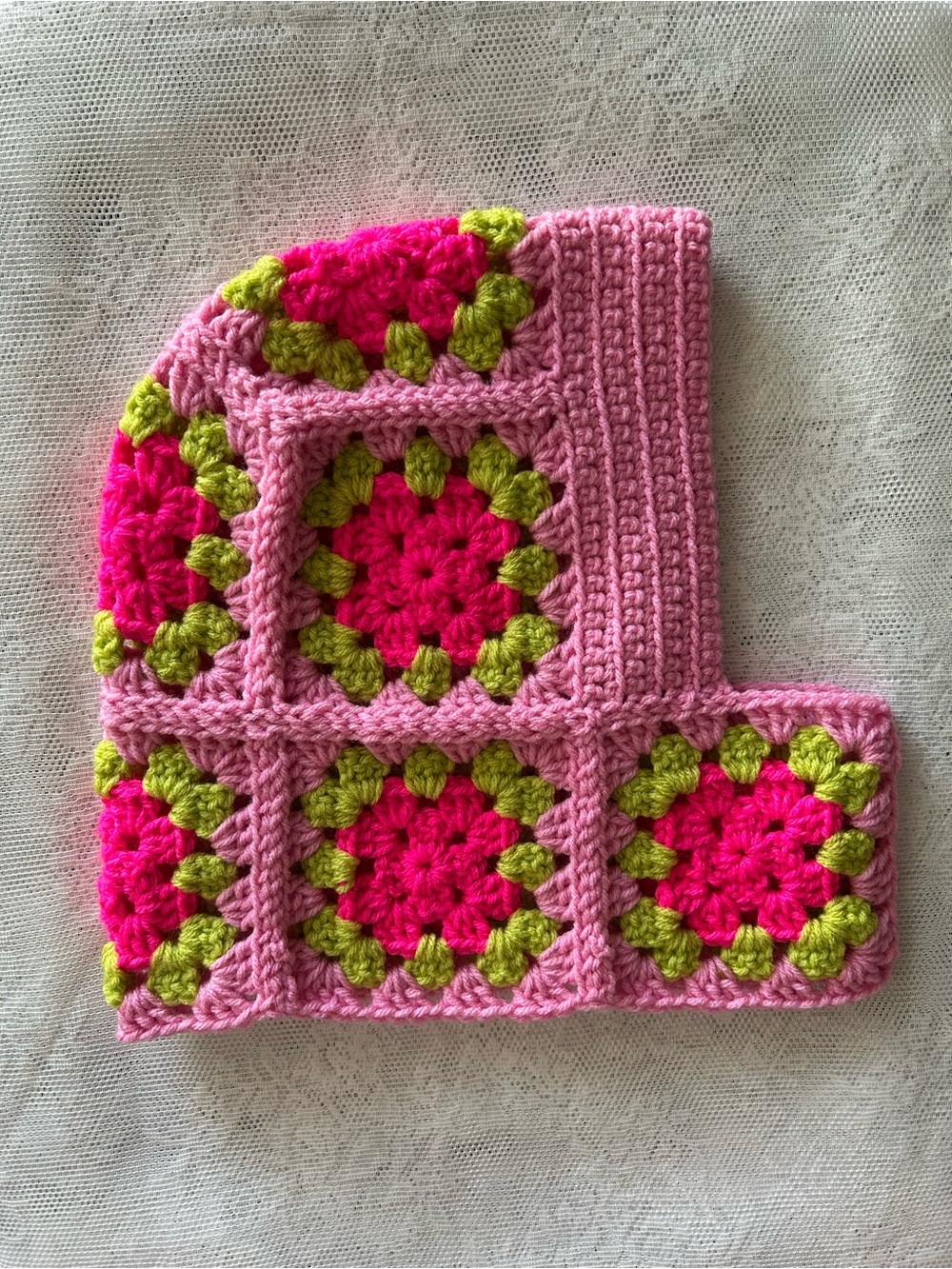 Granny Square Crochet Balaclava